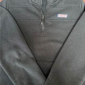 Vineyard Vines Black Half-Zip Pullover